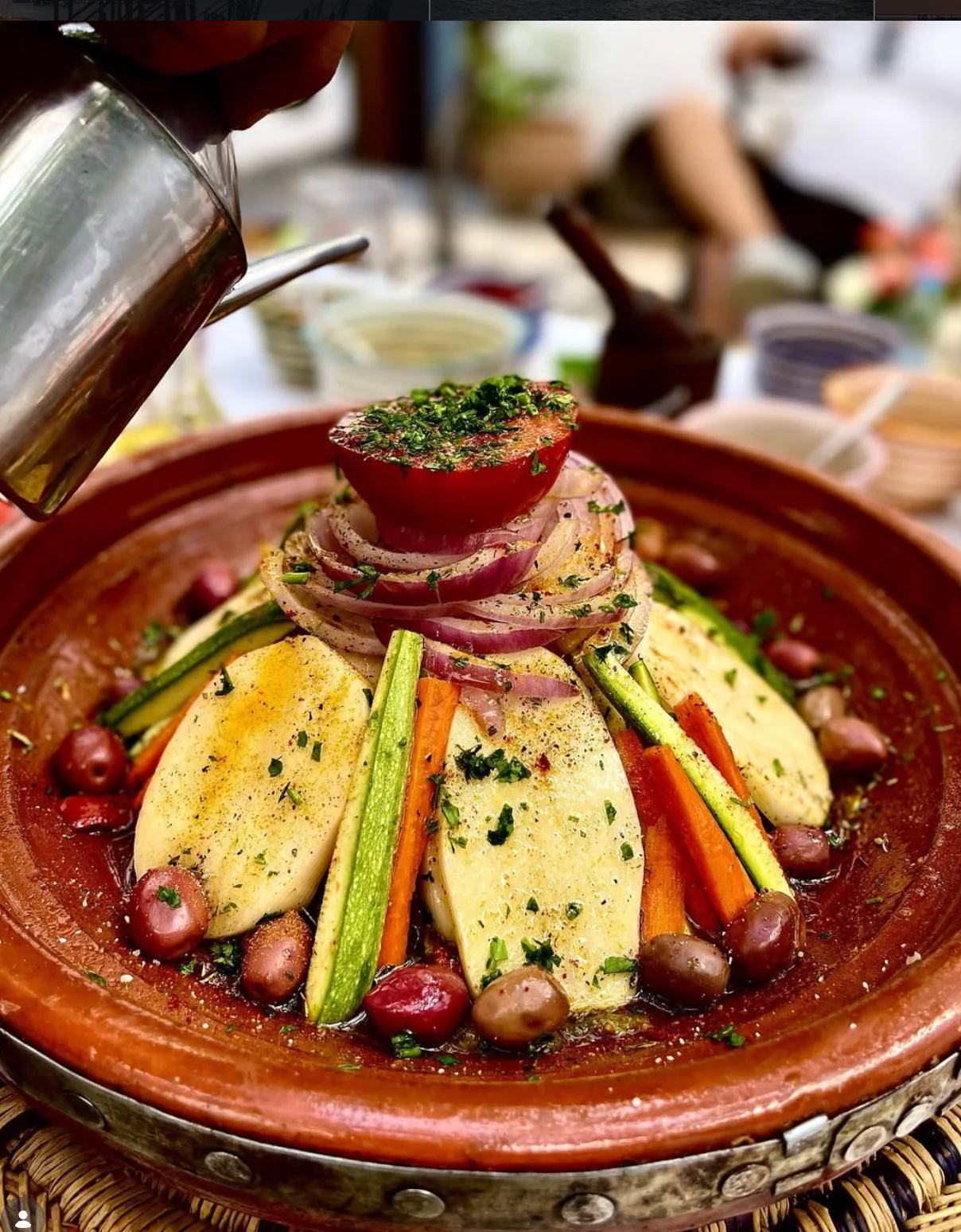 Marokkanische Gemüsetajine mit aromatischen Gewürzen