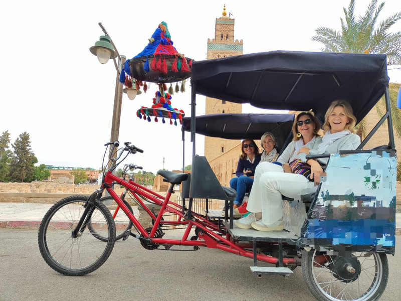 Mit dem Fahrrad durch Marrakesch